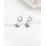 Boucles d'oreilles 'Malibu' ARGENT - acier inoxydable