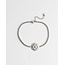 'Fleur' bracelet SILVER - stainless steel