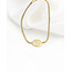 'Fleur' bracelet GOLD - stainless steel