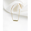 'Demi' bracelet green GOLD - stainless steel