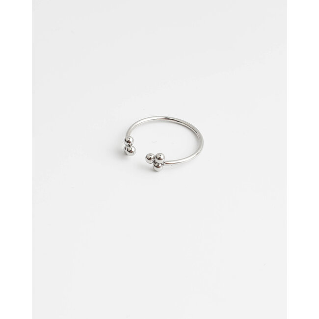 'Simplicité' ring SILVER - stainless steel