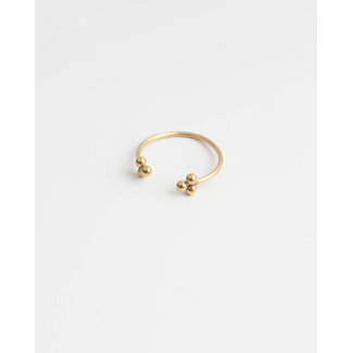 'Simplicité' ring GOLD - stainless steel
