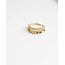 'Diamond sky' ring GOLD - stainless steel