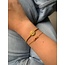 'Fleur' bracelet GOLD - stainless steel