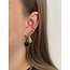 Boucles d'oreilles 'Malibu' ARGENT - acier inoxydable