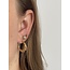 Boucles d'oreilles 'Leyla' ARGENT - Acier inoxydable