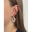 'Nomi' EARRINGS GOLD Pink - Stainless Steel