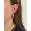 Boucles d'oreilles Pierre de Sable 'Femme' ARGENT - acier inoxydable