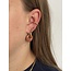 'Femme' Sand Stone Earrings SILVER - stainless steel