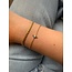 Bracciale 'Ariane' Nero ORO - acciaio inossidabile