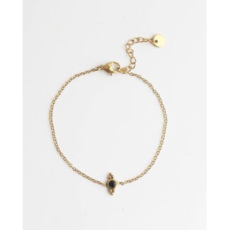 'Ariane' Armband Grün GOLD - Edelstahl