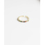 'Multicolor strass' RING GOLD - Stainless Steel (verstelbaar)