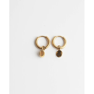 'Penny' EARRINGS GOLD - Stainless Steel