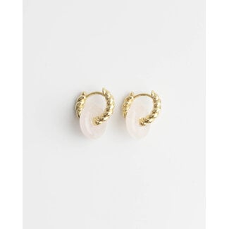 Boucles d'oreilles 'Mara' OR - acier inoxydable