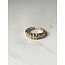 Anillo 'Dorine' oro - acero inoxidable (ajustable)