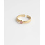 'Zosia' RING GOLD Pink - Stainless Steel (adjustable)