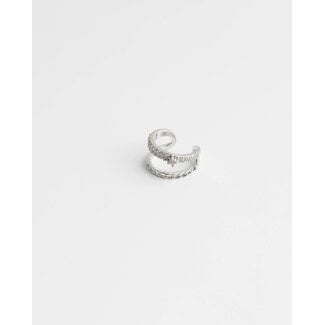 'Sparkle' earring ARGENT - acier inoxydable