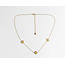 'Louelle' NECKLACE YELLOW GOLD - stainless steel