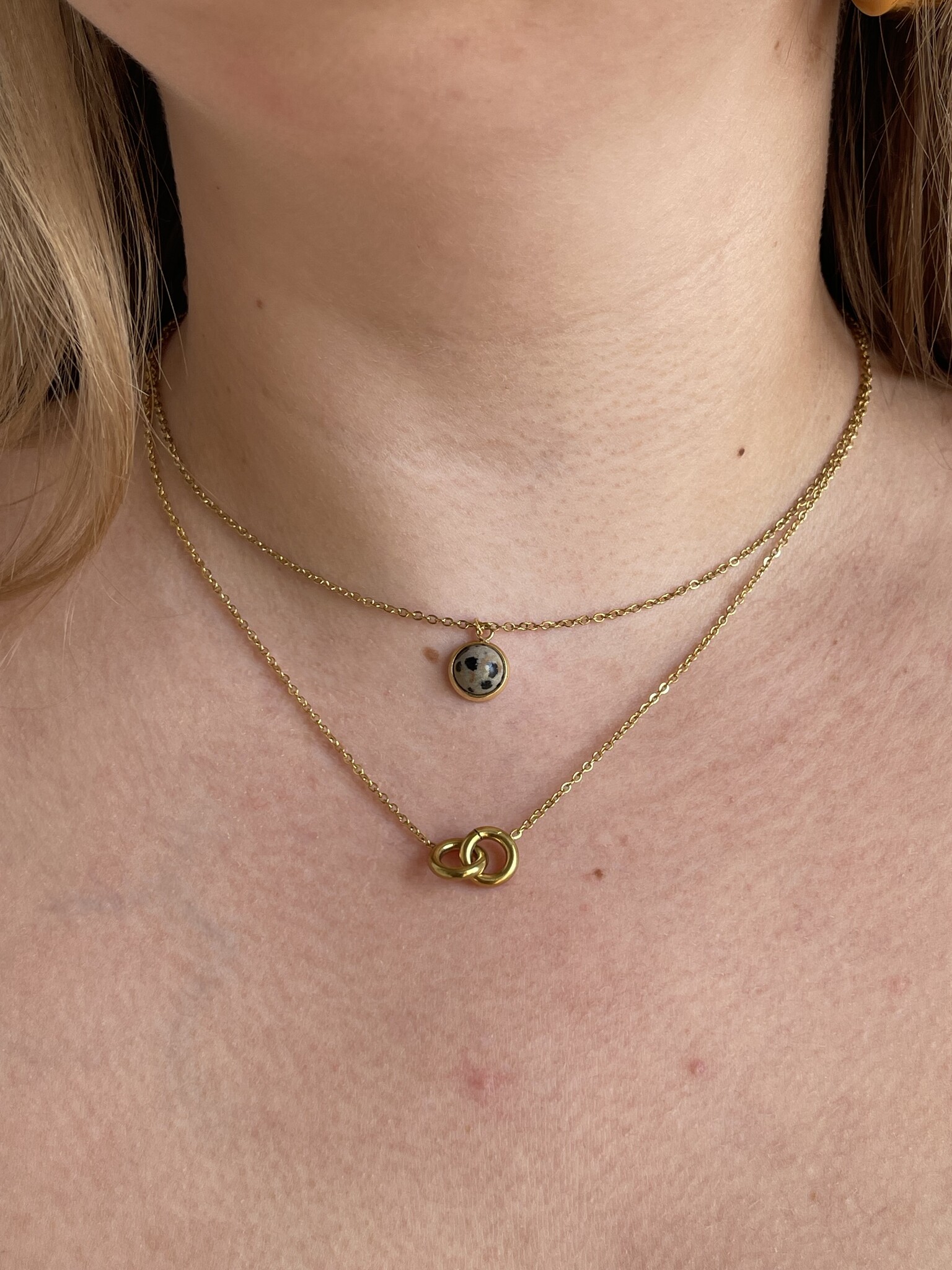 "Dalmatiër dreaming" Necklace inspiration look gold Notbranded