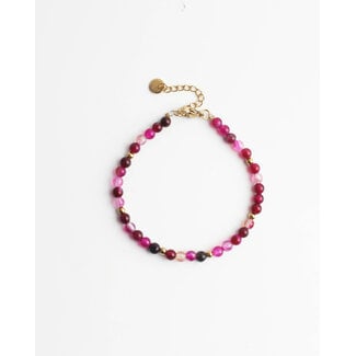 'Livia' BRACELET rose - Acier inoxydable