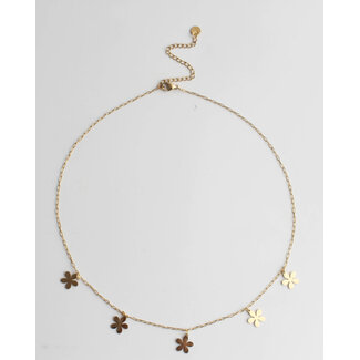 'Fiore' NECKLACE GOLD - stainless steel