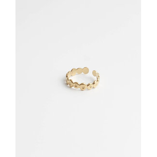 'Olive' ANILLO ORO - Acero inoxidable - AJUSTABLE