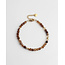 'Livia' PULSERA marrón - Acero inoxidable