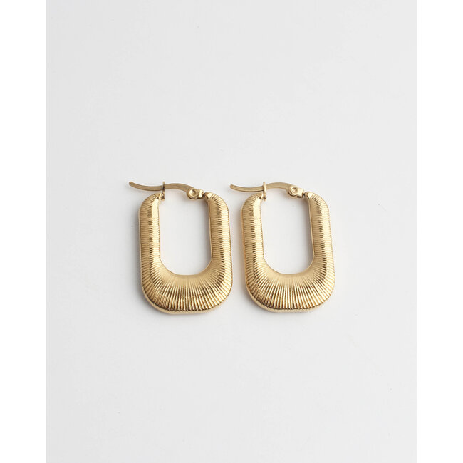 "Tamara" PENDIENTES ORO - Acero inoxidable