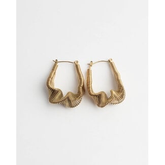 Boucles d'oreilles 'Lozano' OR - Acier inoxydable