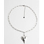 "Vero amore" COLLIER ARGENT - Acier inoxydable