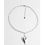 "Vero amore" NECKLACE SILVER - Stainless steel