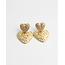 Pendientes 'In the name of love' ORO - acero inoxidable