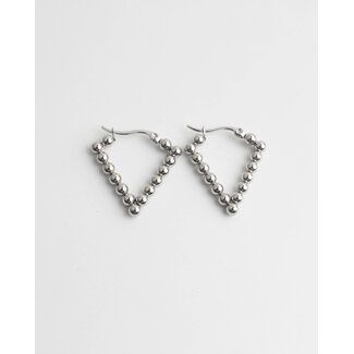 'Yvonne' EARRINGS SILVER - Stainless Steel