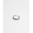 'Tiana' ring PINK SILVER - stainless steel (verstelbaar)