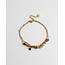 'Csilla' ARMBAND GOLD BRAUN – Edelstahl