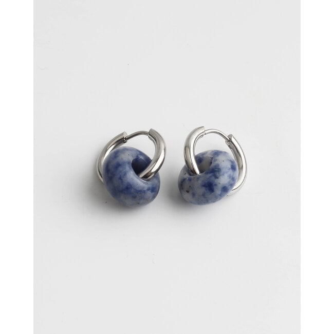 Boucles d'oreilles 'Femme' soladite argent - acier inoxydable