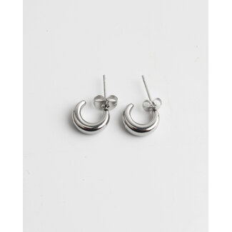 Pendientes de Soleil Silver- acero inoxidable