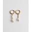 'Beau et différent' Earrings Asymmetrische oorbellen - stainless steel