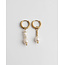 Boucles d'oreilles 'Beau et différent' Boucles d'oreilles asymétriques - acier inoxydable