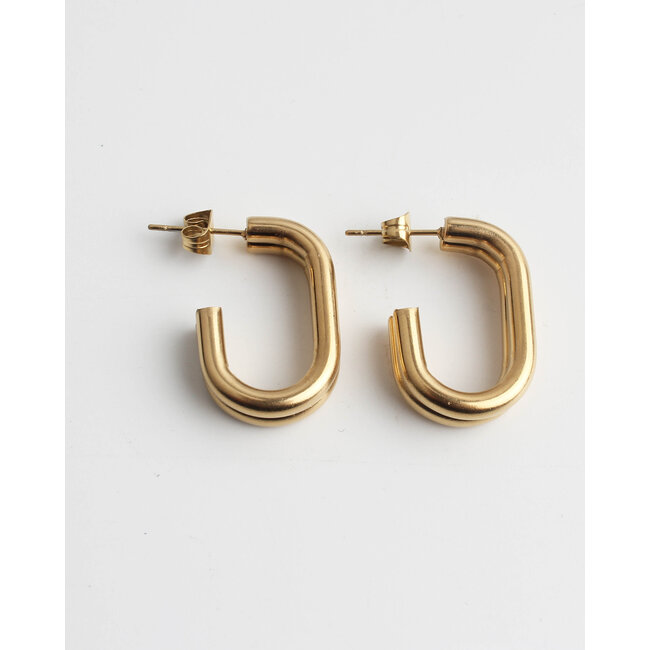 'Lola' Earrings Gold - Stainless steel
