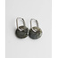 Boucles d'Oreilles 'Tirza' Argent Labradorite - Acier Inoxydable