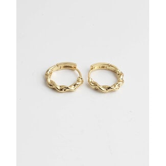 'Leslie' earrings Gold Plated (filled)