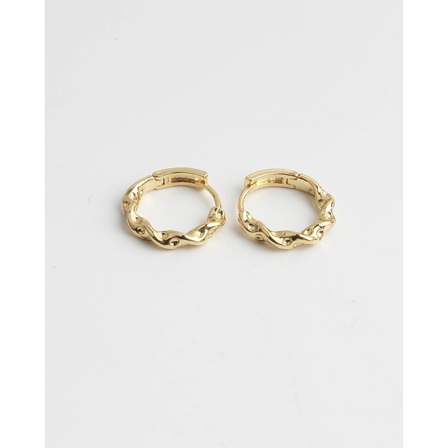 'Leslie' earrings Gold Plated (filled)