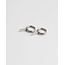 'Suus' Earrings Silver Stainless Steel