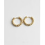 Round Turned Hoops - Gold Plated