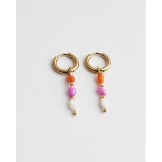 'Annelot' BOUCLES D'OREILLES - Acier Inoxydable