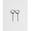 Boucles d'Oreilles 'Frais' Argent - Acier Inoxydable