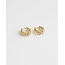 'Leafs' Earrings Gold - Stainless Steel