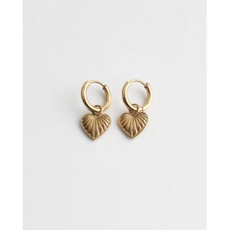 Boucles d'Oreilles Coeur Boho - acier inoxydable