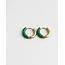 'Happy times' earrings Green - stainless steel